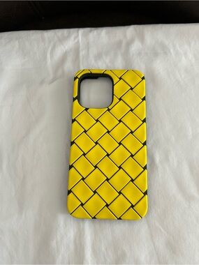 Bottega Veneta Yellow Silicone iPhone Case